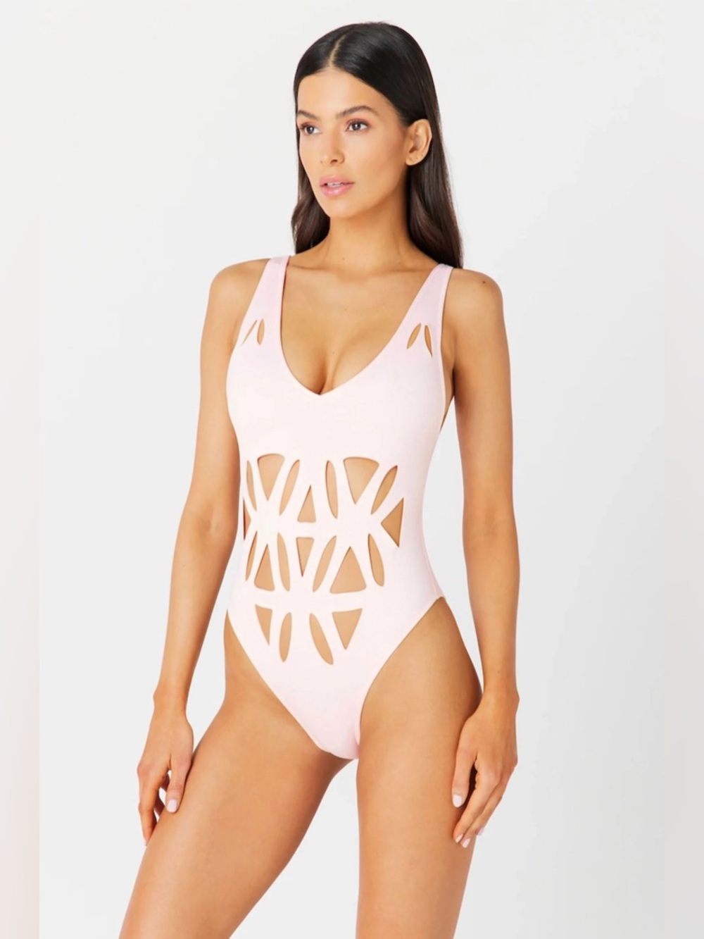 Gigi C Gianna One Piece Swimsuit Pink Free People